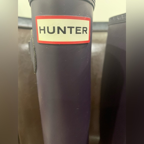 Hunter Original Tall Women’s Matte Purple Wellington Rain Boots Size 6 - Picture 12 of 15